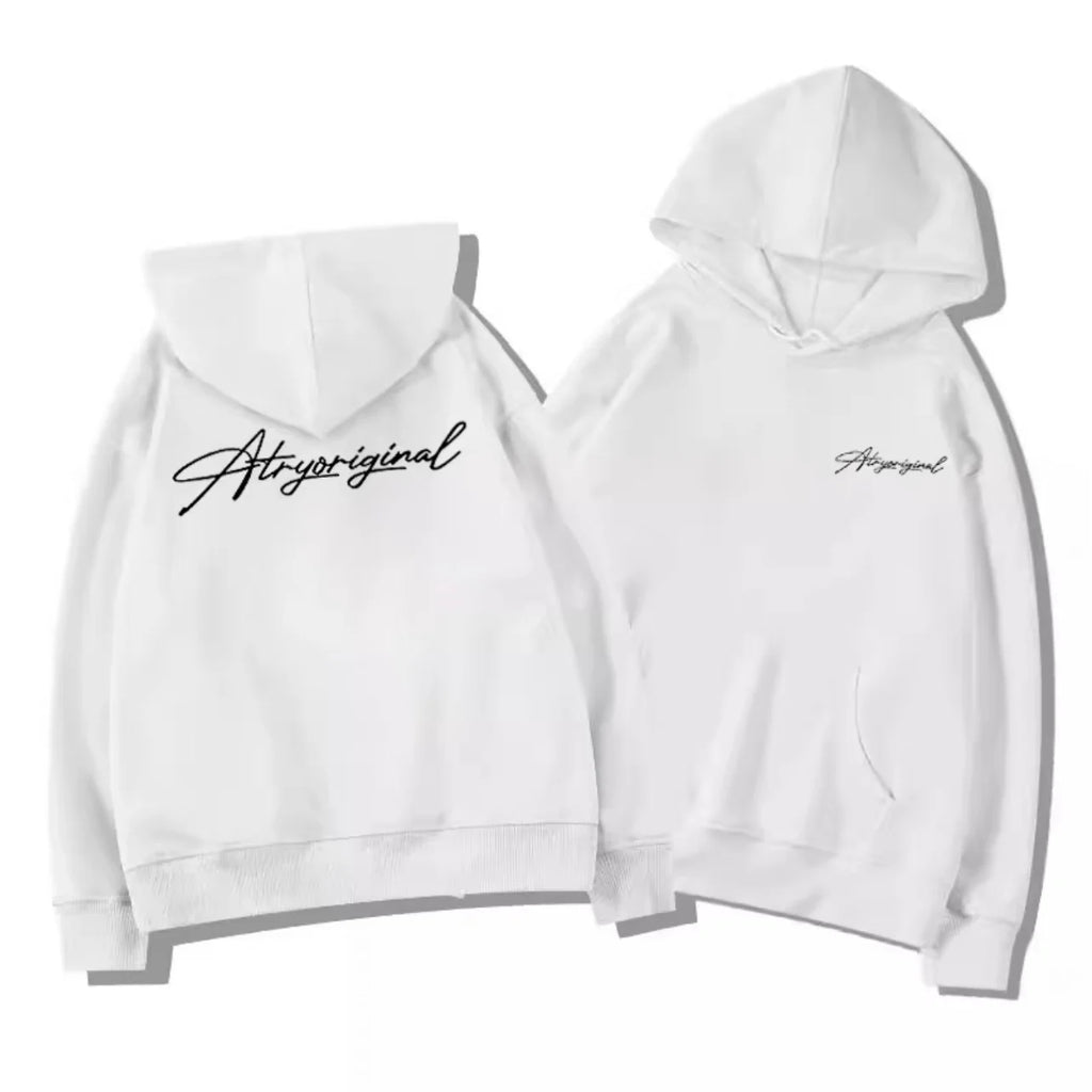 Winter Fade Letter Hoodie
