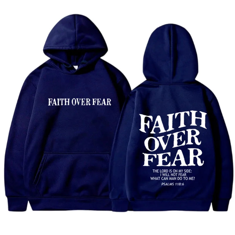 Faith Over Fear Street Hoodie – Unisex Edition