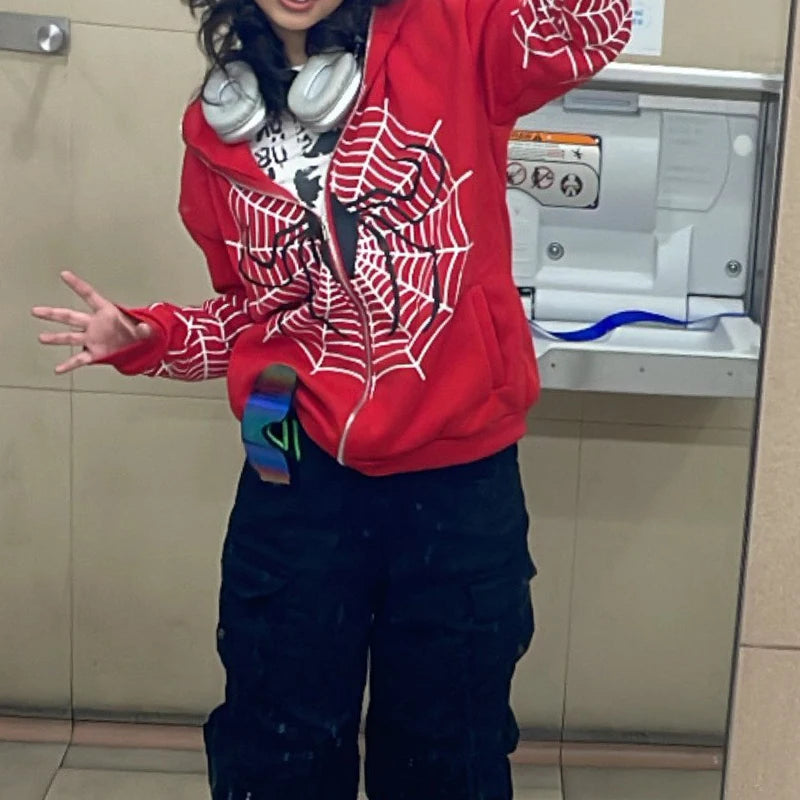 SilkWeb Sexy Zip Hoodie