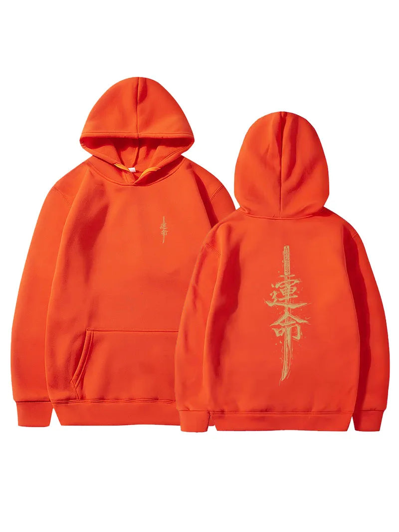 Samurai Spirit Retro Hoodie – Street Edition