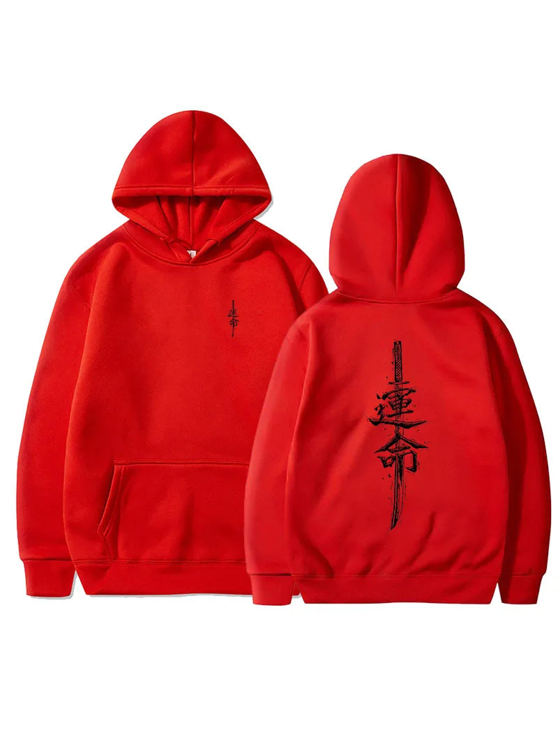 Samurai Spirit Retro Hoodie – Street Edition
