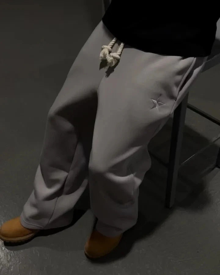 Vintage Double-Layer Sweatpants – Y2K Streetwear