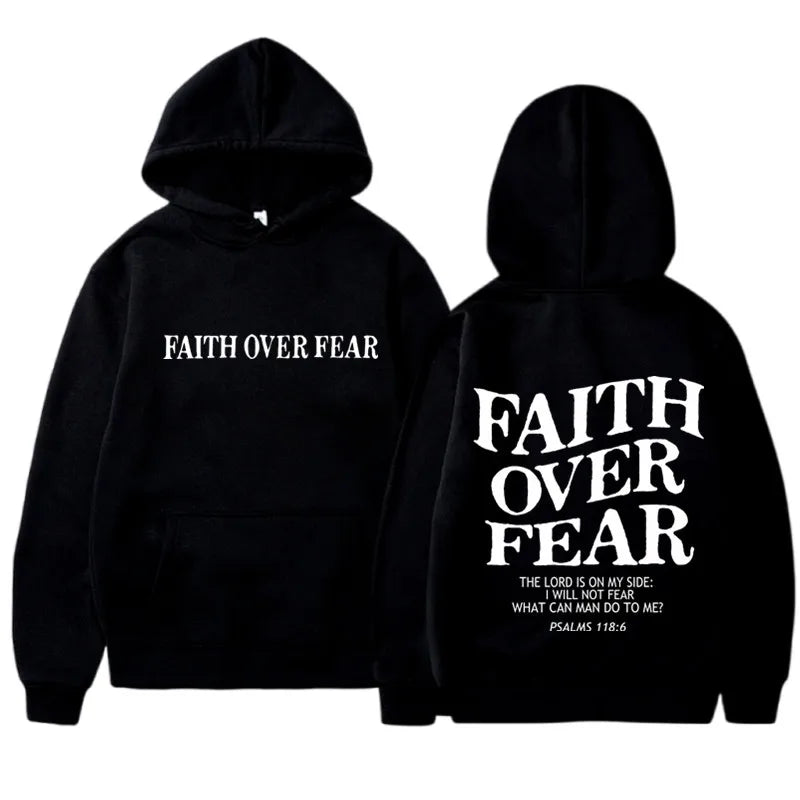 Faith Over Fear Street Hoodie – Unisex Edition