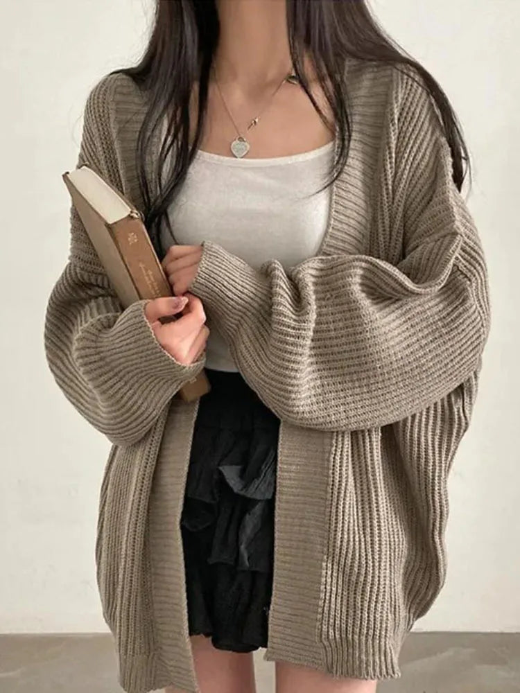 Zoki Oversize Harajuku Cardigan – Casual Vintage