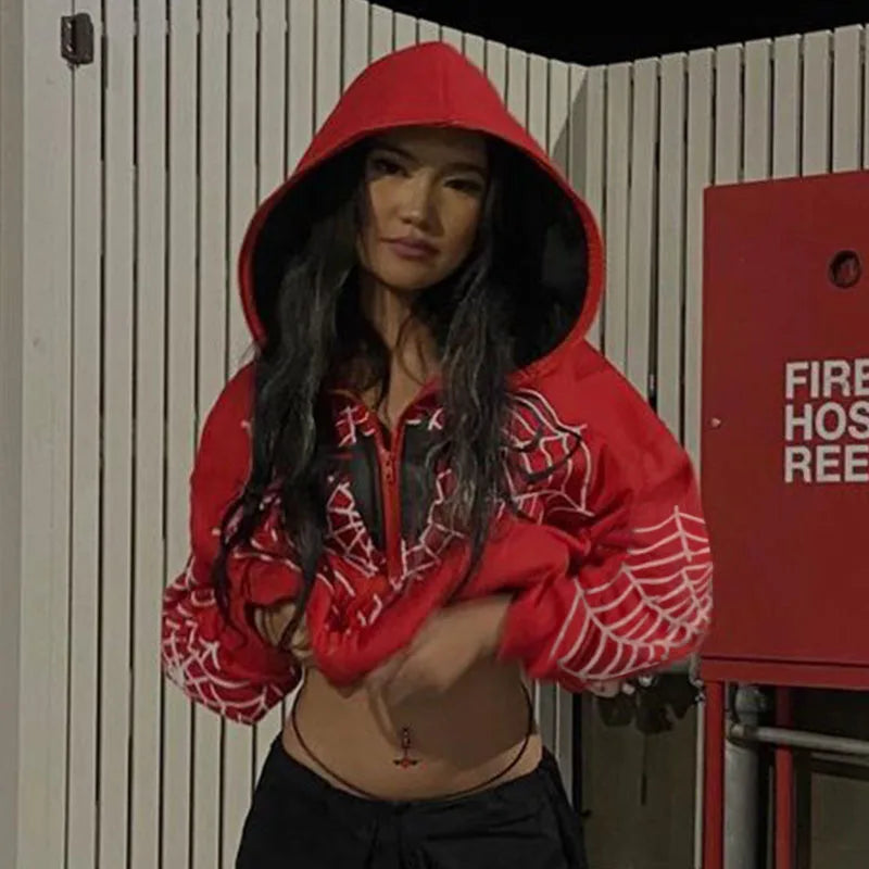 SilkWeb Sexy Zip Hoodie