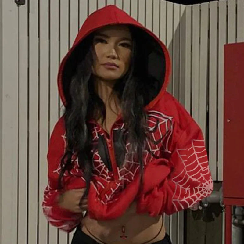 SilkWeb Sexy Zip Hoodie