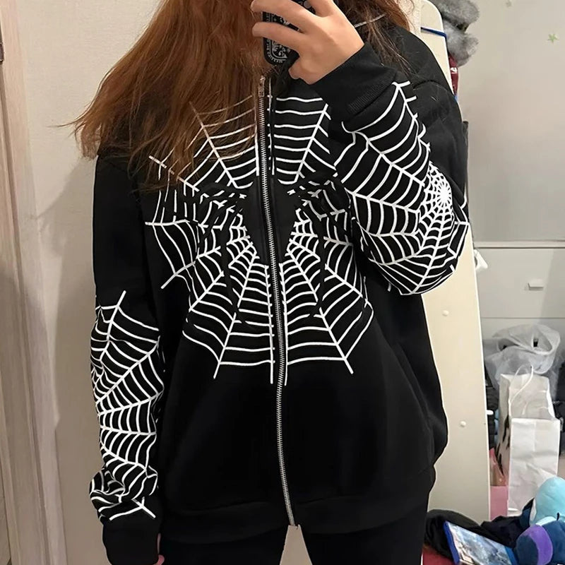 SilkWeb Sexy Zip Hoodie