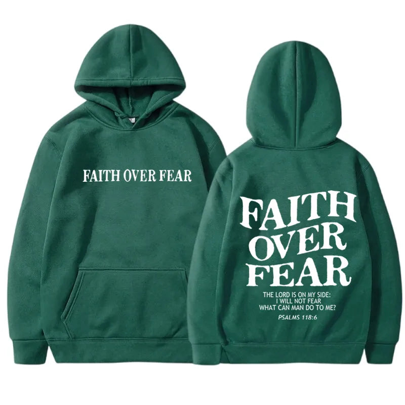Faith Over Fear Street Hoodie – Unisex Edition
