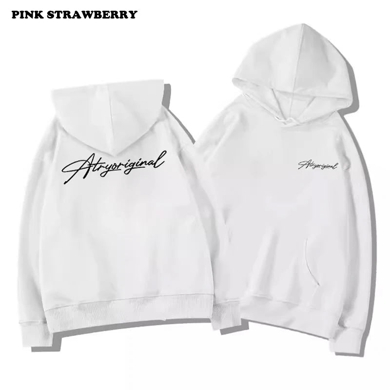 Winter Fade Letter Hoodie