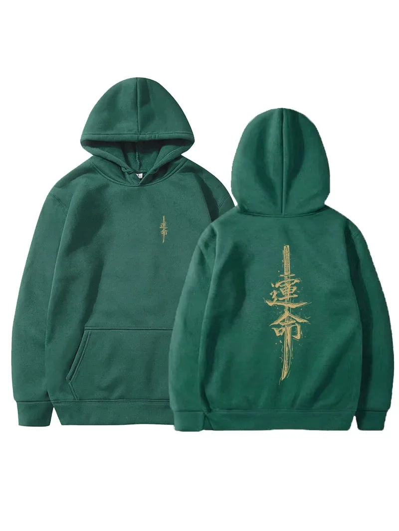 Samurai Spirit Retro Hoodie – Street Edition