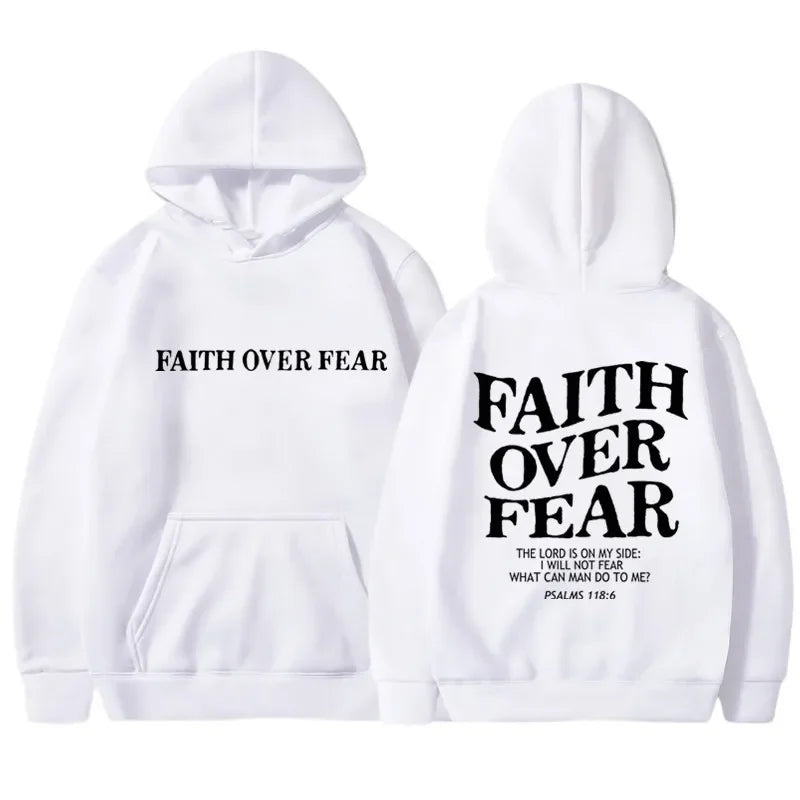 Faith Over Fear Street Hoodie – Unisex Edition