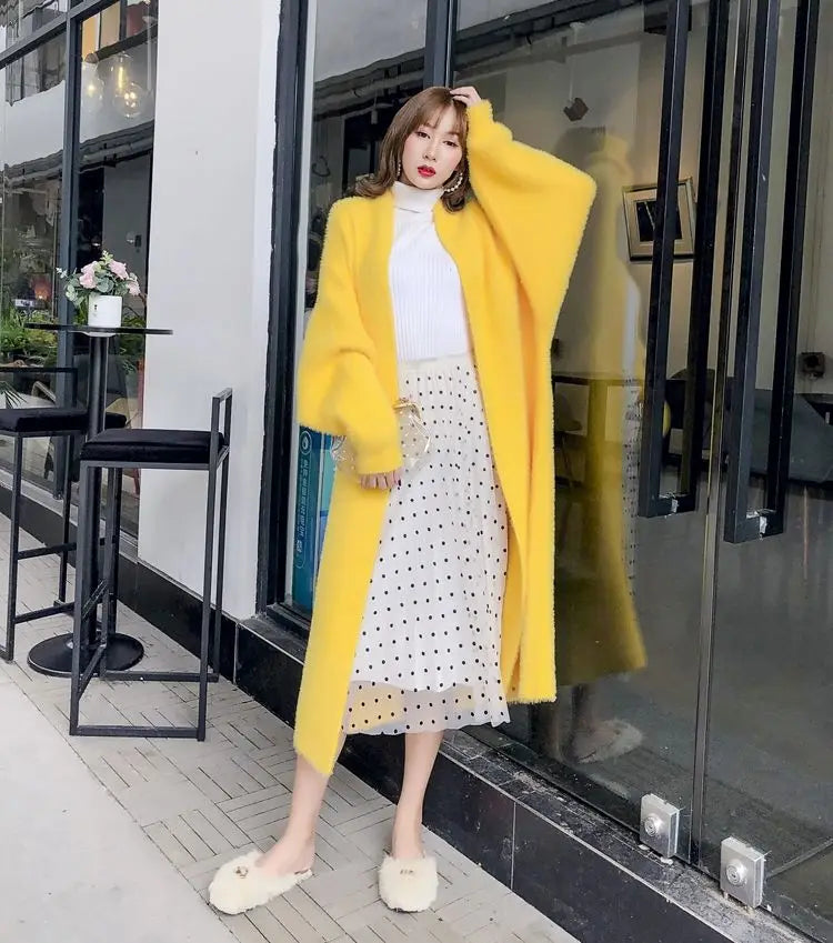 Plush Mink Knit Cardigan – Winter Luxe Edition