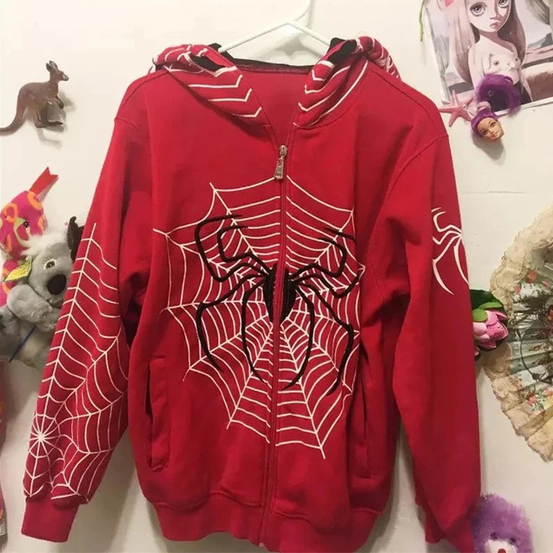 SilkWeb Sexy Zip Hoodie