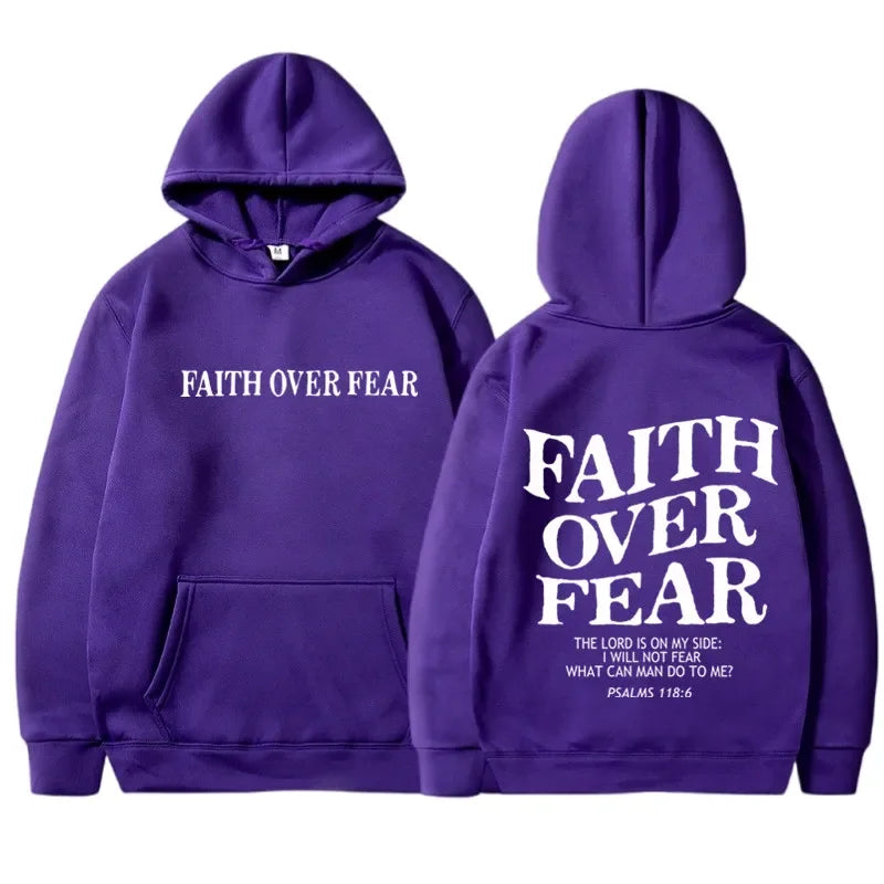 Faith Over Fear Street Hoodie – Unisex Edition