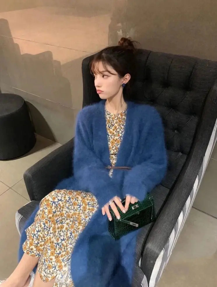 Plush Mink Knit Cardigan – Winter Luxe Edition