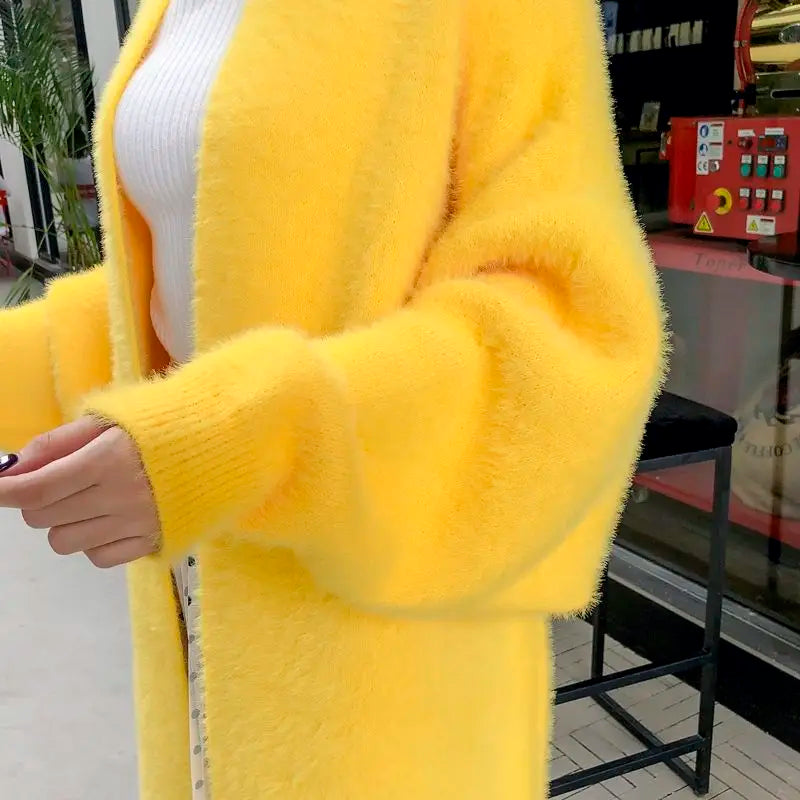 Plush Mink Knit Cardigan – Winter Luxe Edition