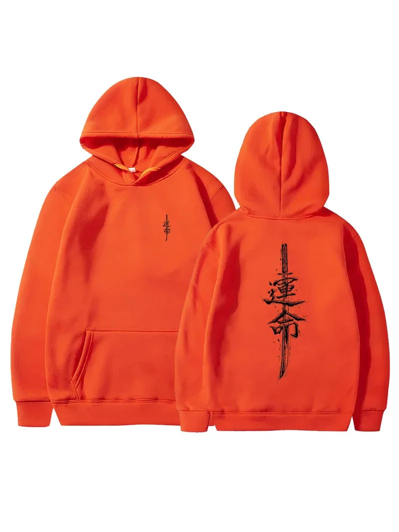 Samurai Spirit Retro Hoodie – Street Edition