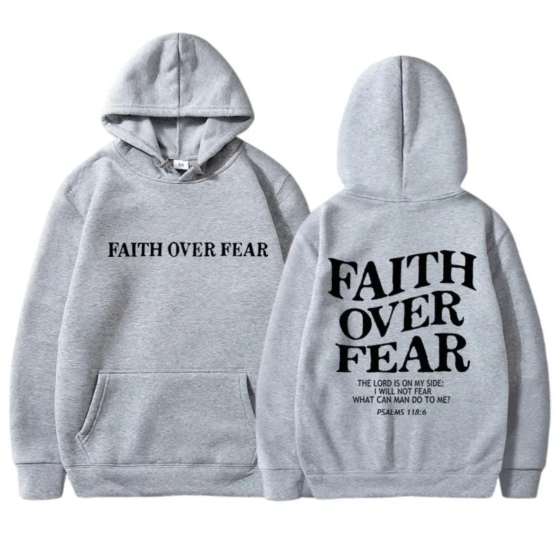 Faith Over Fear Street Hoodie – Unisex Edition