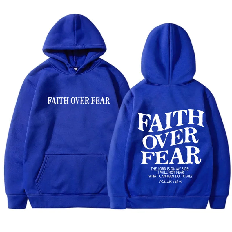 Faith Over Fear Street Hoodie – Unisex Edition