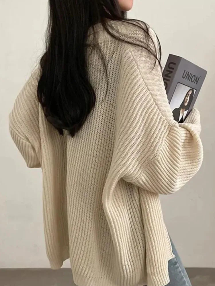 Zoki Oversize Harajuku Cardigan – Casual Vintage