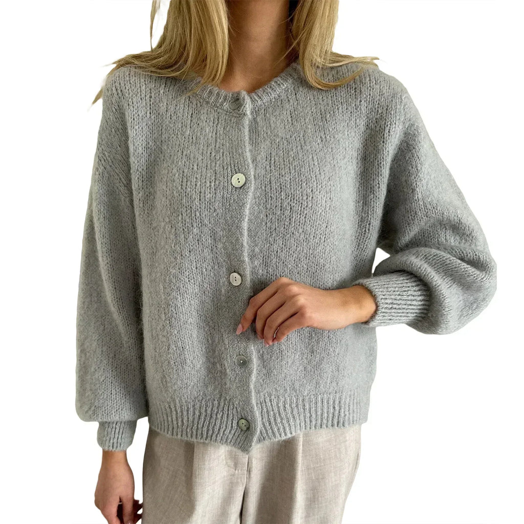 Soft Knit Button Cardigan – 2024 Autumn Chic